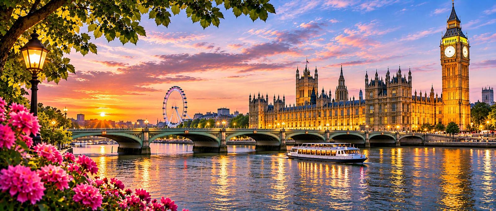 Big Ben en de Theems, Londen